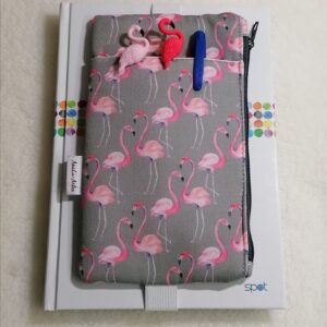 Bolsa Caderno Flamingos